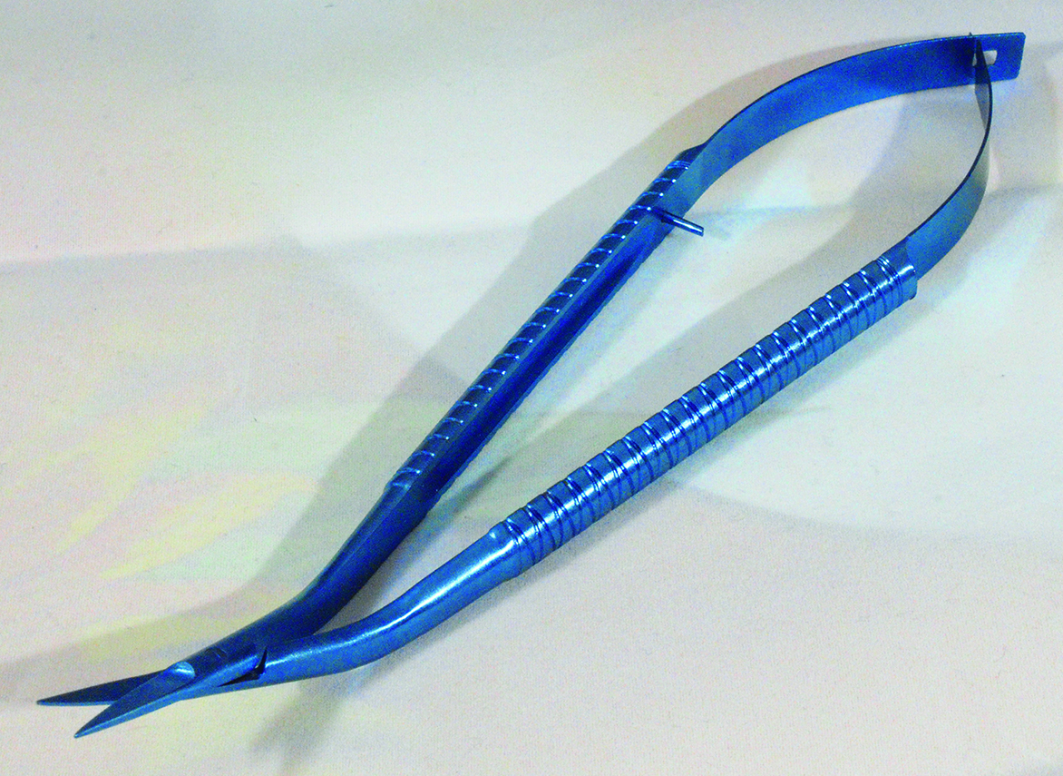 Array - Forbici Blue Titanium angolato 30°