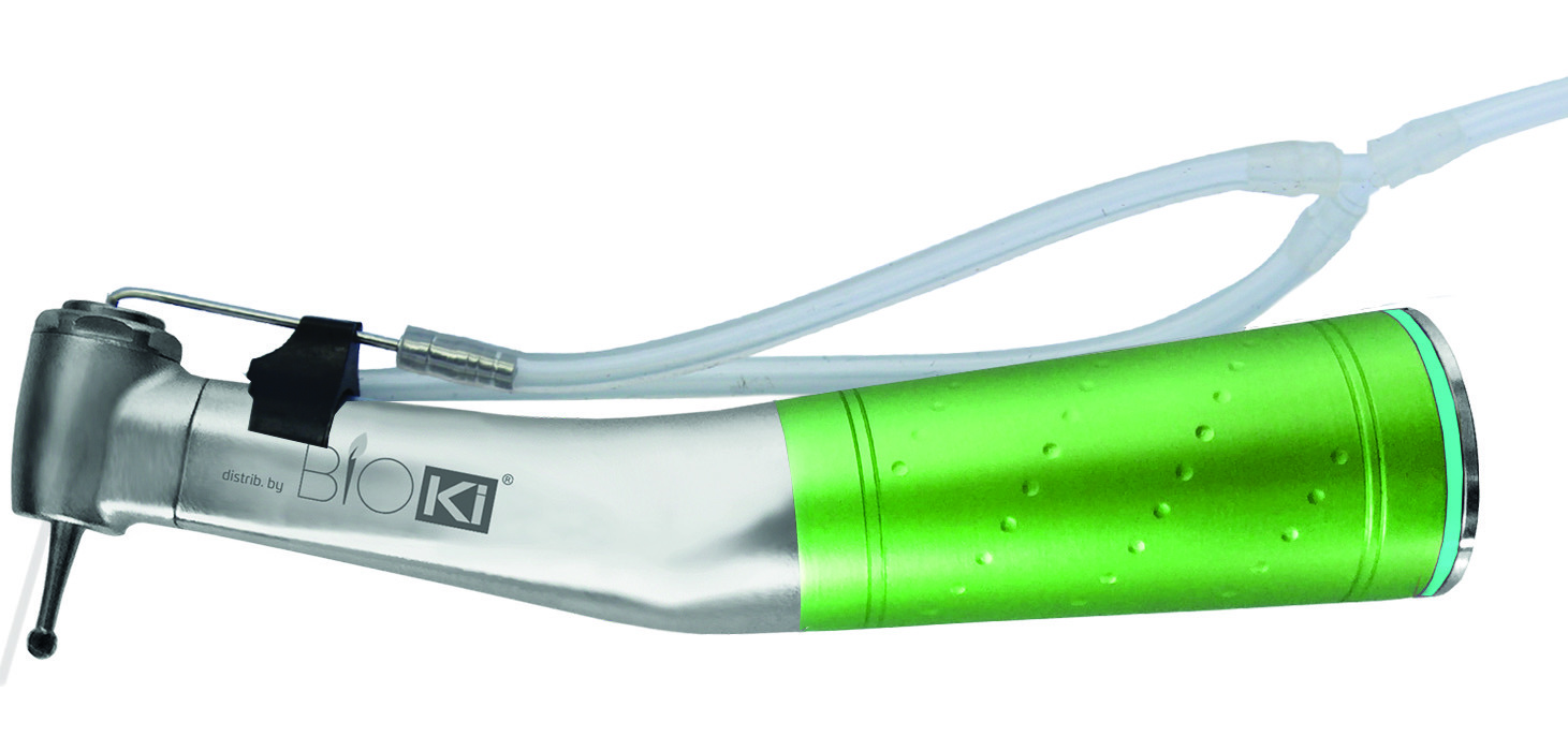 Contrangolo  1:20 Aluminium Anello Verde  senza Luce Implantologia