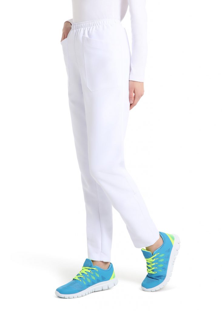 Array - Pantalone unisex Fast  Bianco taglia XS