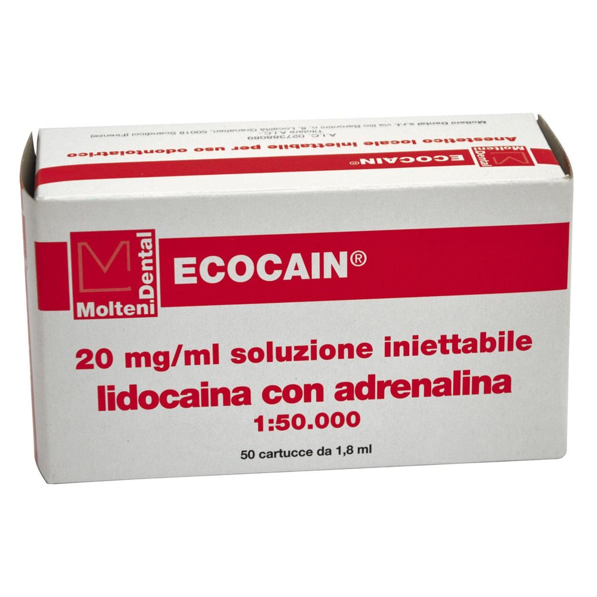 Array - Ecocain Lidocaina con Adrenalina 1:50.000