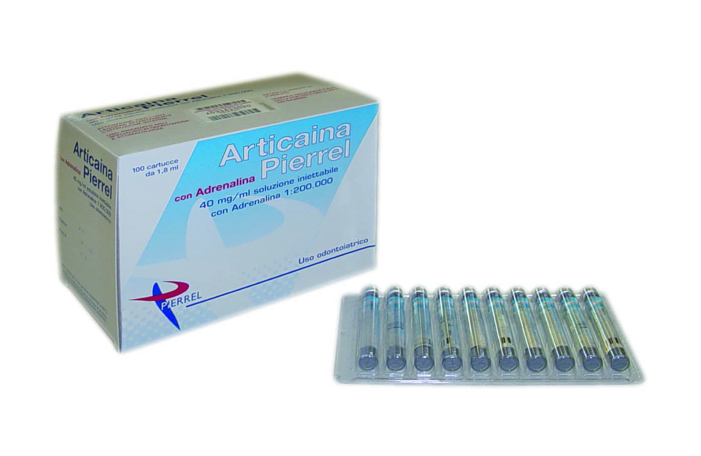 Array - Pierrel Articaina 4%  1:200.000 con adrenalina  100 pz