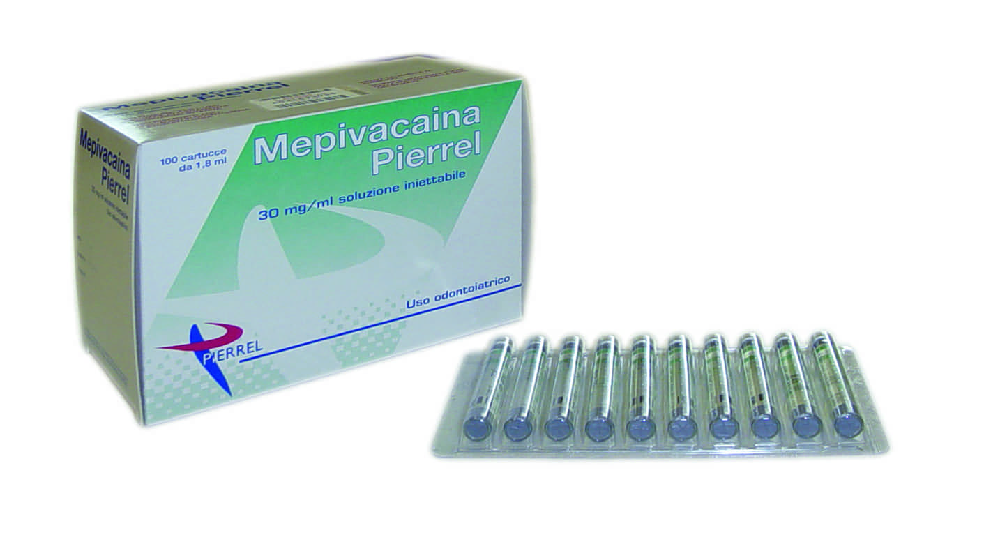 Array - Pierrel Mepivacaina 3%  senza adrenalina 100 pz