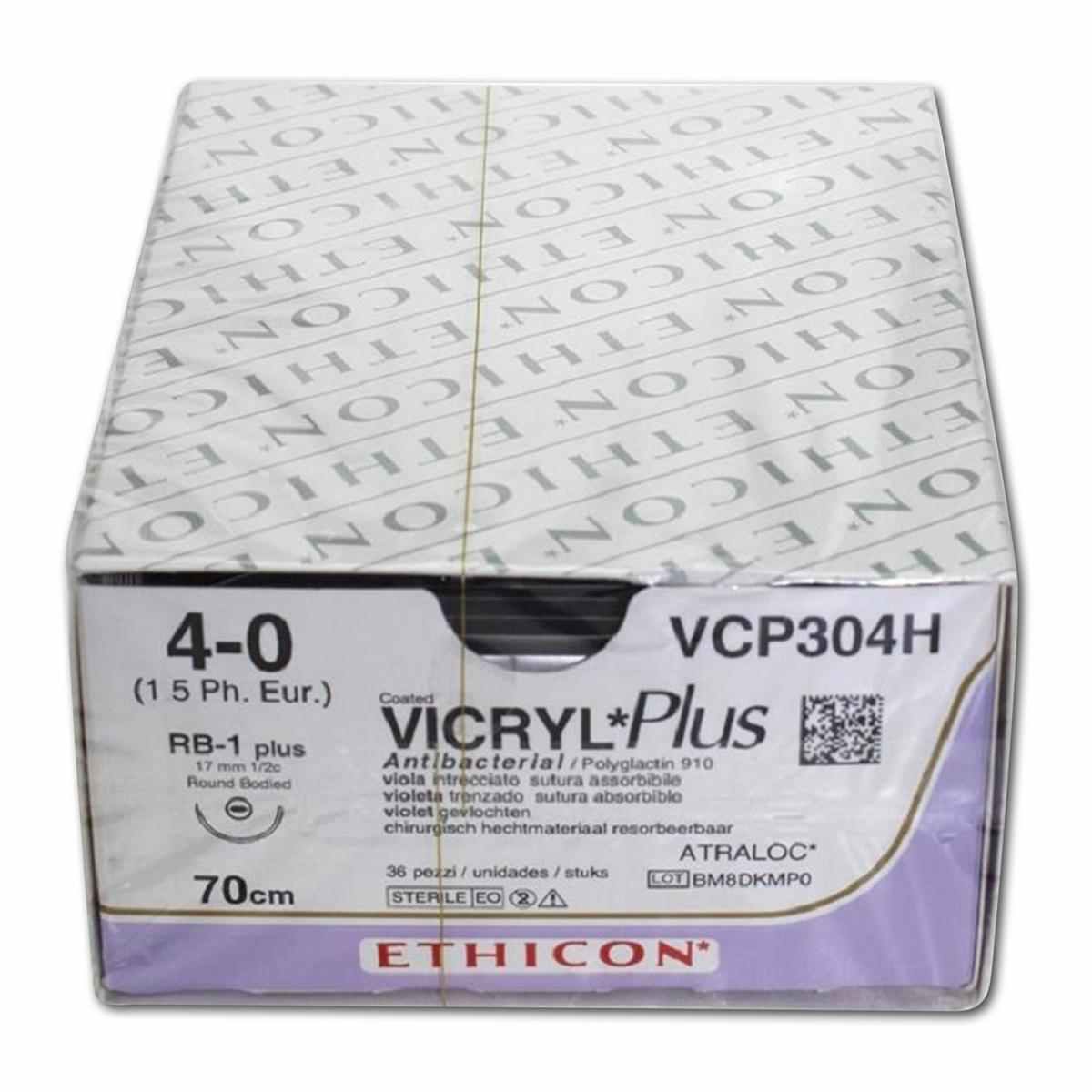 Suture Ethicon Vicryl Plus VCP 304H 36pz