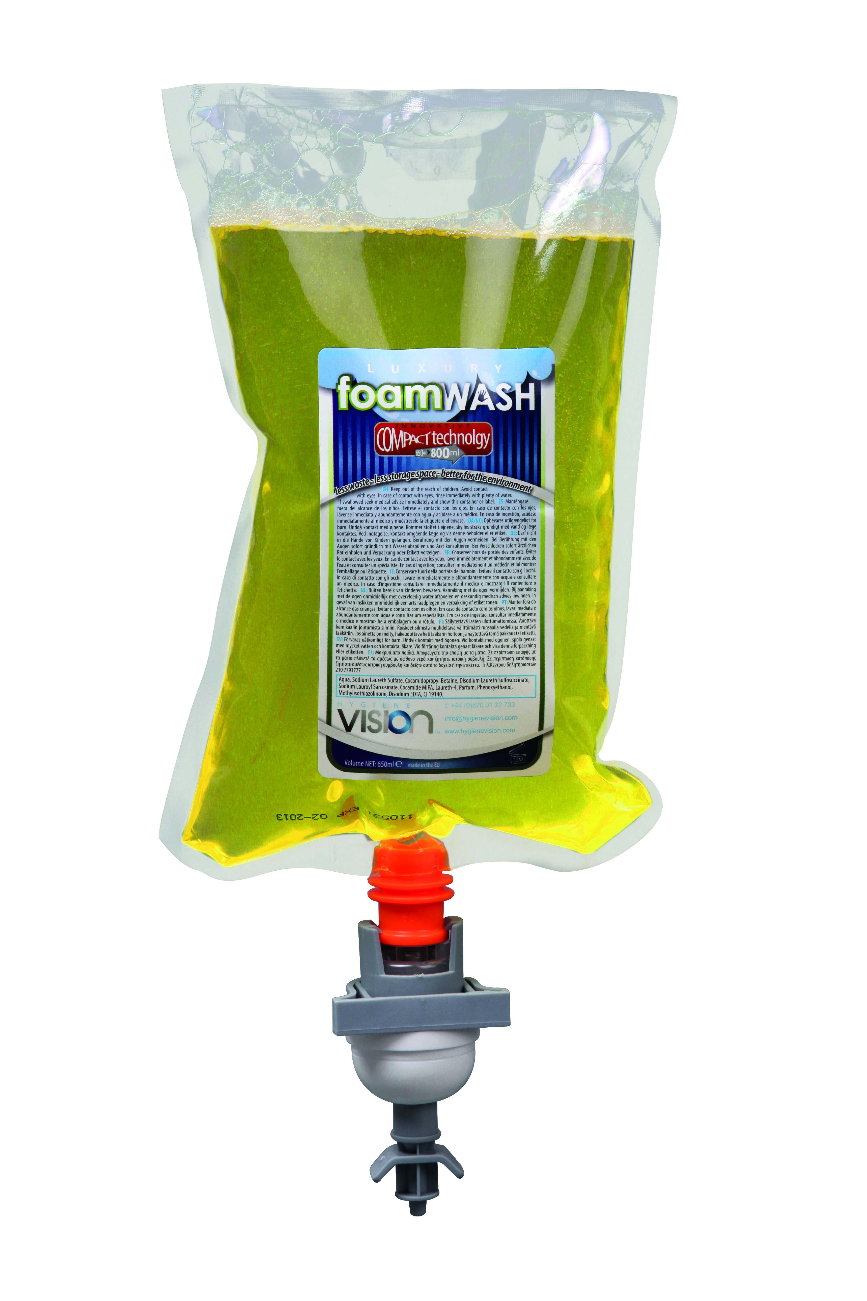 Array - LUXURY FOAM WASH Sapone Ecolabel  650 ml per VisionCare 2000+
