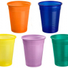 Monouso - Bicchieri  Monouso 180 cc 1000 pz colori assortiti(Gialli-Arancio-Lilla-Blu-Verde scuro)