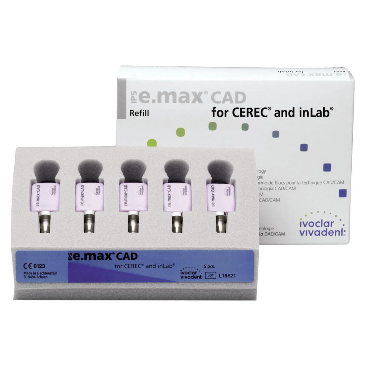 Blocchetto Ivoclar IPS e.max cad LT C14-C3 5pz | Dental Today