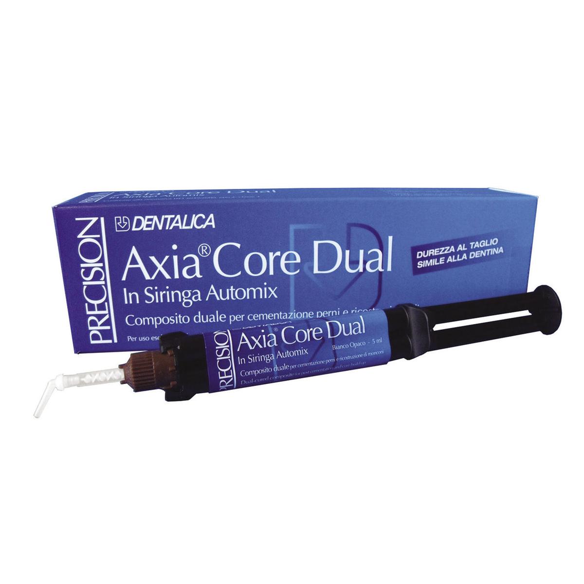 AXIA CORE DUAL Siringa automix da 5 ml Colore Bianco Opaco AXIA CORE DUAL Siringa automix da 5 ml Colore Bianco Opaco