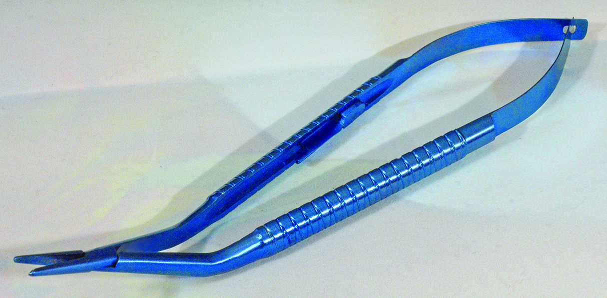 Array - Porta Aghi Blue titanium Angolato 30°
