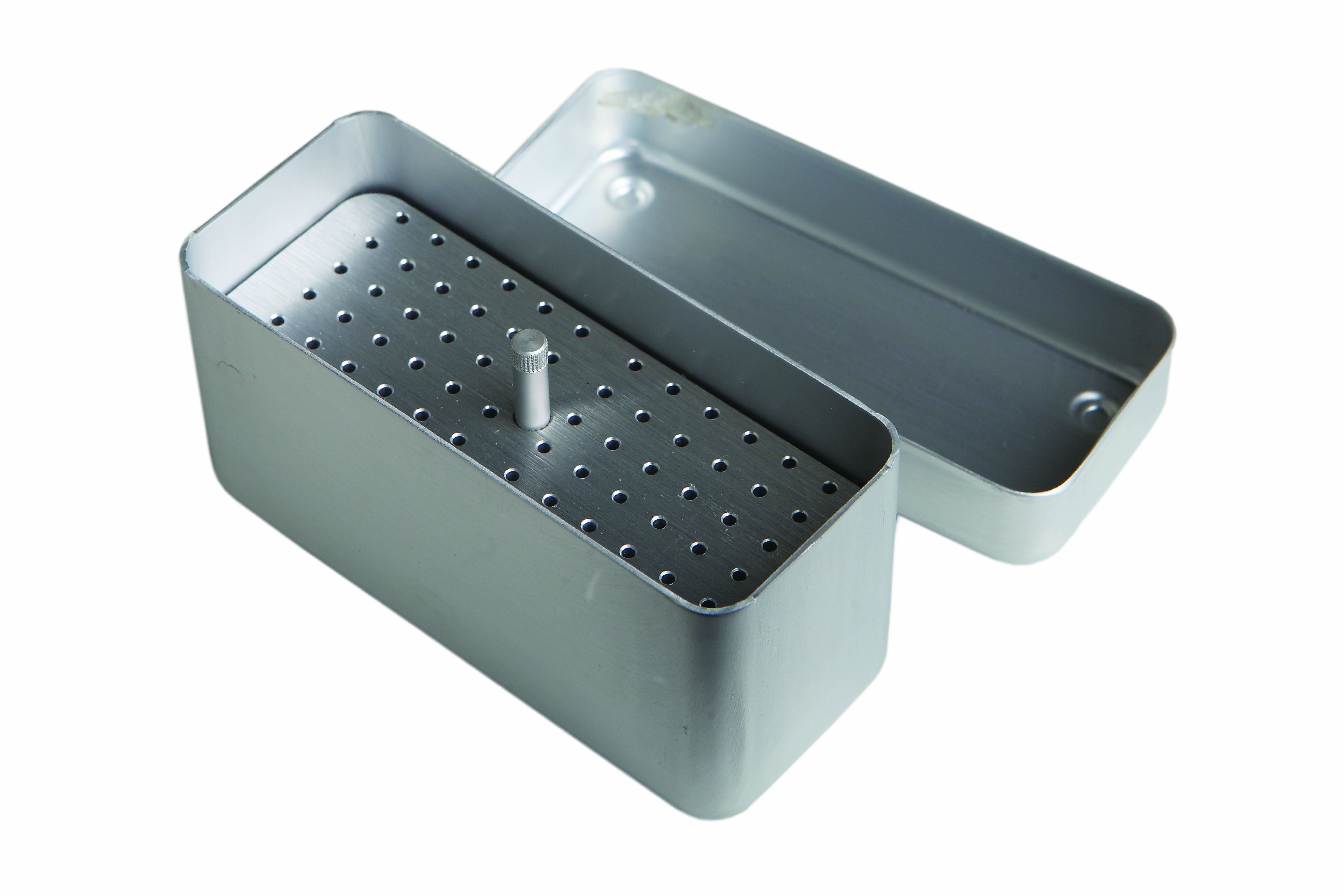 MINI BOX RETTANGOLARE Modello per 72 strumenti meccanici - colore argento Contenitori E Misuratori - MINI BOX RETTANGOLARE Modello per 72 strumenti meccanici - colore argento