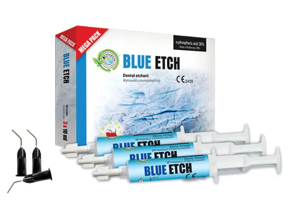 Blue Etch acido Ortofosforico 36 % 3 Siringhe x 10 ml