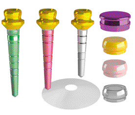 PIVOT OT EQUATOR KIT 7 MM PIVOT OT EQUATOR KIT 7 MM