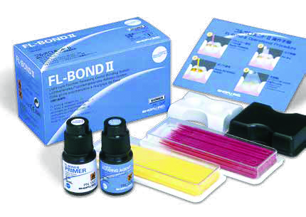 FL BOND II Kit: Primer e Bond flaconi da 5 ml cad., 25 Microbrush e 1 vaschetta di miscelazione FL BOND II Kit: Primer e Bond flaconi da 5 ml cad., 25 Microbrush e 1 vaschetta di miscelazione
