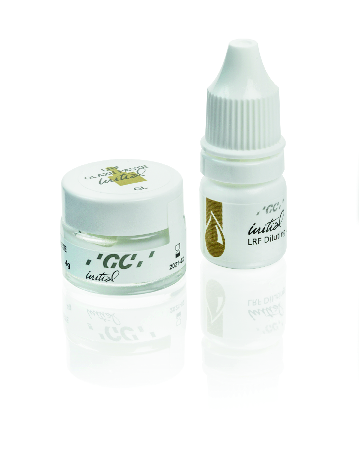 INITIAL LRF GLAZE PASTE & LIQUID Confezione: glaze pasta da 4 g e il liquido da 3 ml Tecnica CAD-CAM - INITIAL LRF GLAZE PASTE & LIQUID Confezione: glaze pasta da 4 g e il liquido da 3 ml