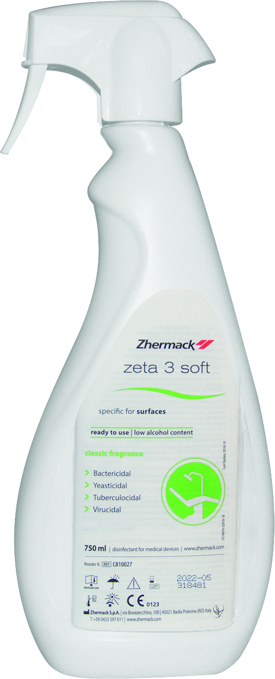 ZETA 3 SOFT CLASSIC Flacone da 750 ml con nebulizzatore ZETA 3 SOFT CLASSIC Flacone da 750 ml con nebulizzatore