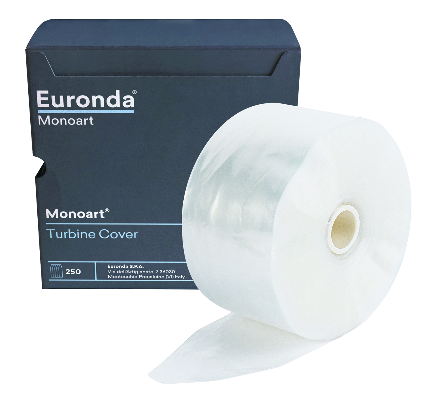 TURBINE COVER Misura: cm 5,5X45 - 250 strappi Protezione x riunito – seggiolin - TURBINE COVER Misura: cm 5,5X45 - 250 strappi