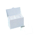 DISTRIBUTORE PER GARZE IN COMPRESSE Bianco a 2 scomparti Monouso - DISTRIBUTORE PER GARZE IN COMPRESSE Bianco a 2 scomparti