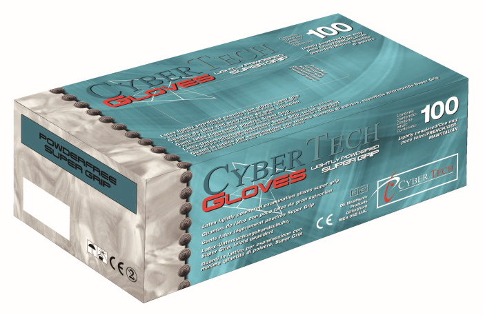 GUANTI CYBERTECH LATTICE S/GR LP M Monouso - GUANTI CYBERTECH LATTICE S/GR LP M