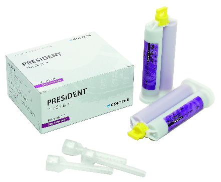 DentalToday PRESIDENT THE ORIGINAL RIBASANTI IN CARTUCCE (PER MISCELAZIONE MANUALE) Xtra Light Body - Bassa viscosità - confezione: 2 x 50 ml cad. + 12 puntali bianchi PRESIDENT THE ORIGINAL RIBASANTI IN CARTUCCE (PER MISCELAZIONE MANUALE) Xtra Light Body - Bassa viscosità - confezione: 2 x 50 ml cad. + 12 puntali bianchi