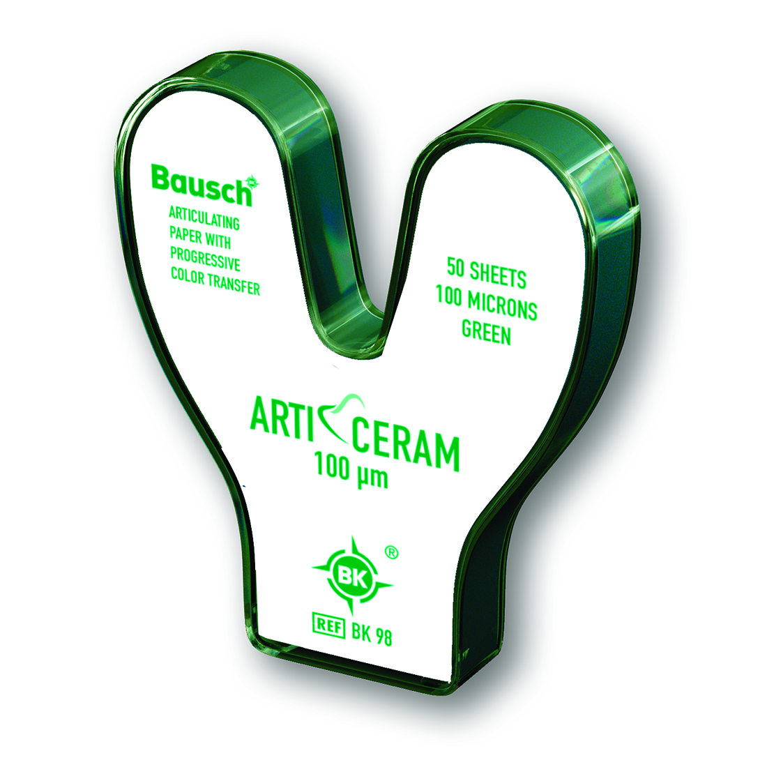 CARTA PER ARTICOLAZIONE ARTI-CERAM BK 98 - 100 µ a ferro di cavallo - 50 fogli Impronta - CARTA PER ARTICOLAZIONE ARTI-CERAM BK 98 - 100 µ a ferro di cavallo - 50 fogli