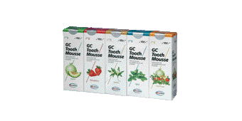 TOOTH MOUSSE 5 tubi da 40 g cad. (menta, fragola, melone, vaniglia e tuttifrutti) TOOTH MOUSSE 5 tubi da 40 g cad. (menta, fragola, melone, vaniglia e tuttifrutti)