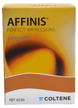 AFFINIS PUTTY (PER MISCELAZIONE MANUALE) Soft Siliconi 1°-2° impronta - AFFINIS PUTTY (PER MISCELAZIONE MANUALE) Soft