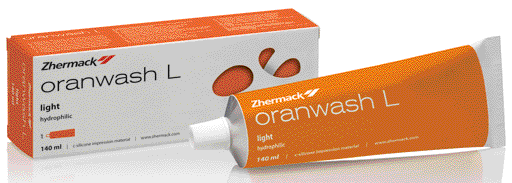 ORANWASH (PER MISCELAZIONE MANUALE) Oranwash L - (bassa viscosità - arancione) Impronta - ORANWASH (PER MISCELAZIONE MANUALE) Oranwash L - (bassa viscosità - arancione)