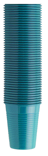 DentalToday BICCHIERI 100 bicchieri - blu laguna BICCHIERI 100 bicchieri - blu laguna