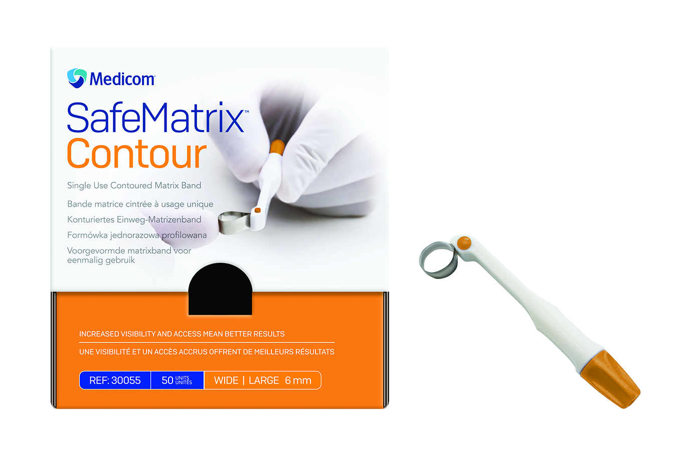 SAFE-MATRIX CONTOUR Wide 6 mm (arancione) SAFE-MATRIX CONTOUR Wide 6 mm (arancione)