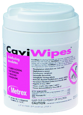 DentalToday CAVIWIPES Barattolo da 160 salviette - cm 15,24 x 17,15 CAVIWIPES Barattolo da 160 salviette - cm 15,24 x 17,15