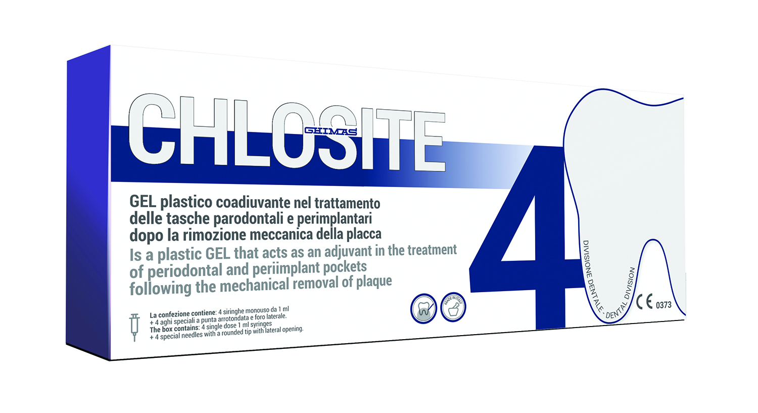 CHLOSITE Confezione da 4 siringhe da 1 ml cad. + 4 aghi Medicamenti - Suture - CHLOSITE Confezione da 4 siringhe da 1 ml cad. + 4 aghi