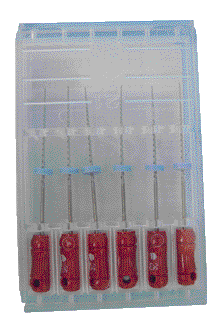 STRUMENTARIO CANALARE H-FILES ISO 30 - blu Endodonzia - STRUMENTARIO CANALARE H-FILES ISO 30 - blu