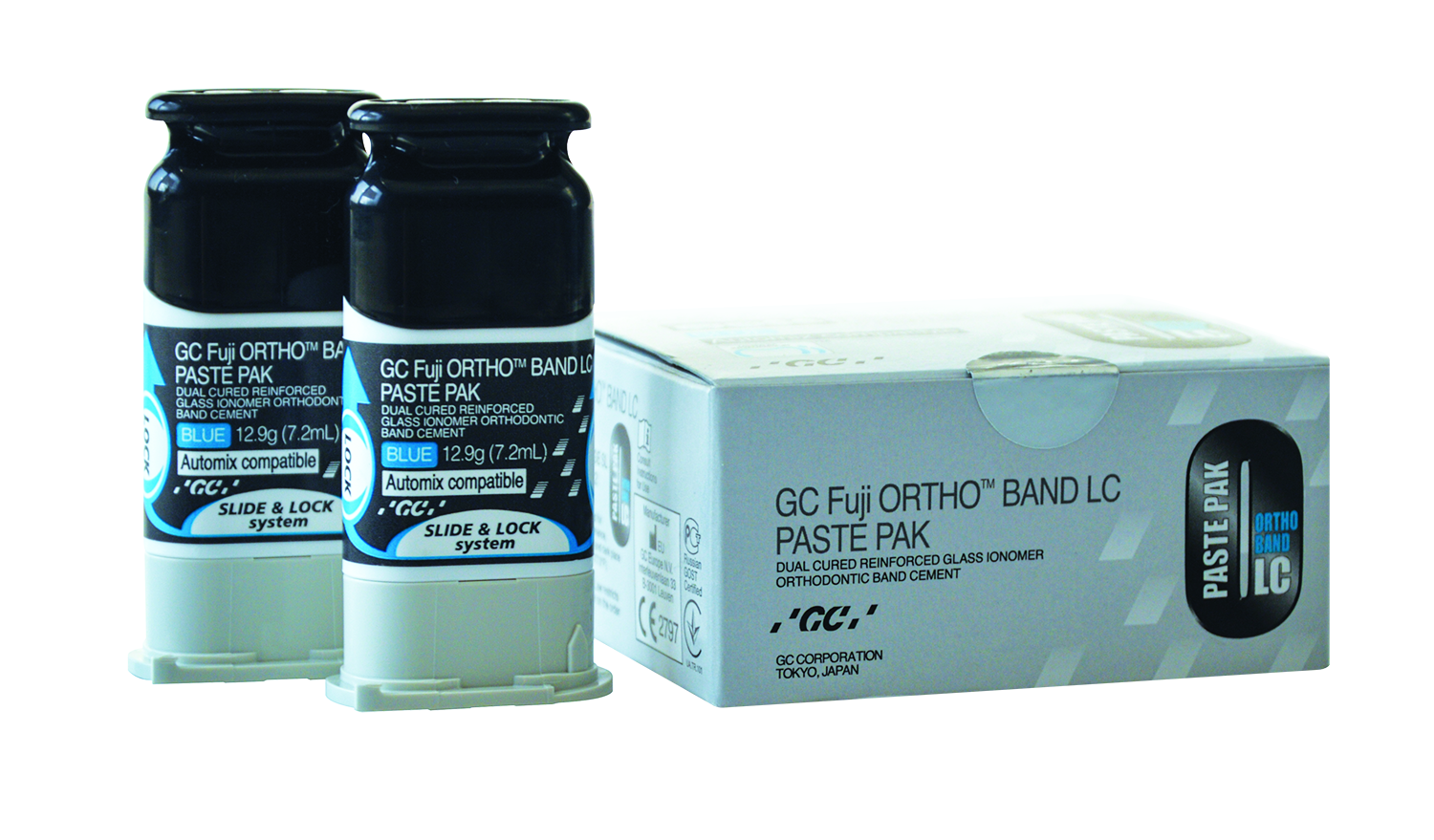 FUJI ORTHO LC PASTE PAK SL (FOTOPOLIMERIZZABILE) Confezione: 2 cartucce da 12,9 g cad. (25,8 g cad.) Cementi - FUJI ORTHO LC PASTE PAK SL (FOTOPOLIMERIZZABILE) Confezione: 2 cartucce da 12,9 g cad. (25,8 g cad.)