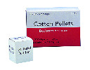 Cotton Pellets No 4 small  diam 3.6mm