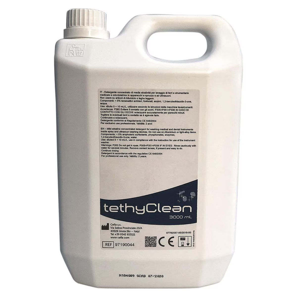 TETHYCLEAN Flacone da 3 litri Disinfettanti - TETHYCLEAN Flacone da 3 litri