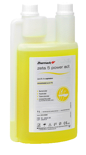 ZETA 5 POWER ACT Flacone da 1 litro (x 100 litri di soluzione) Disinfezione E Sterilizzazione - ZETA 5 POWER ACT Flacone da 1 litro (x 100 litri di soluzione)