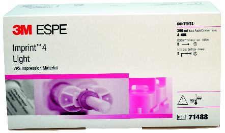 IMPRINT 4 (PER MISCELAZIONE MANUALE) Light (indurimento normale - colore rosa) Impronta - IMPRINT 4 (PER MISCELAZIONE MANUALE) Light (indurimento normale - colore rosa)
