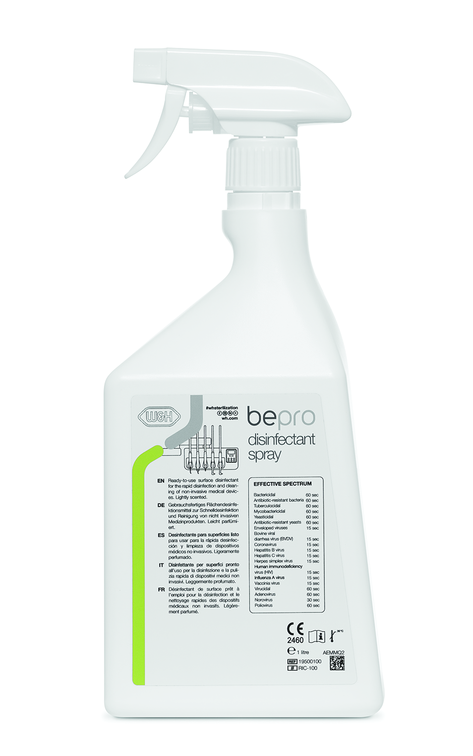 BEPRO DISINFECTANT SPRAY Flacone da 1 litro con nebulizzatore Disinfettanti - BEPRO DISINFECTANT SPRAY Flacone da 1 litro con nebulizzatore