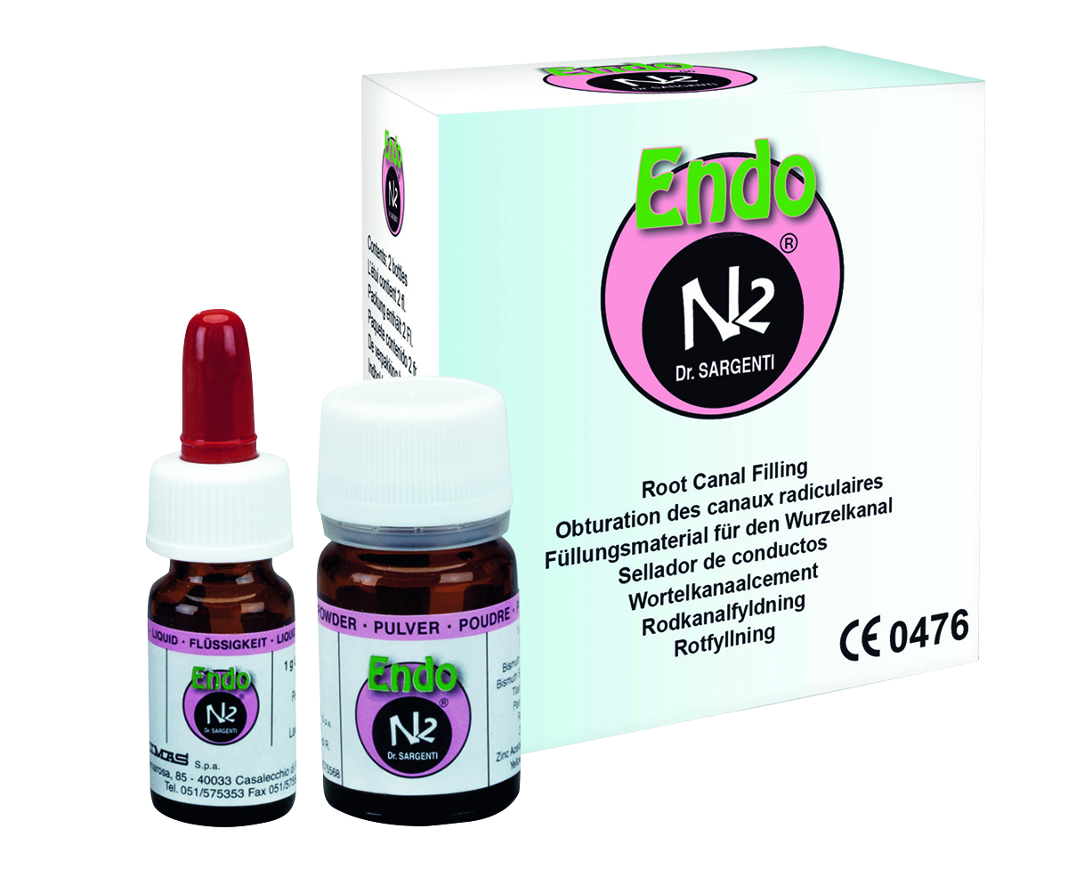 N2 ENDODONTIC CEMENT Confezione: polvere da 10 g e liquido da 4 ml Canalari - N2 ENDODONTIC CEMENT Confezione: polvere da 10 g e liquido da 4 ml