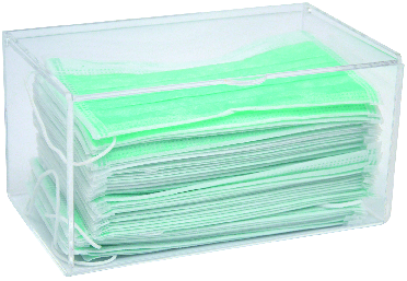 DISTRIBUTORE PER MASCHERINE Misura: cm 20 x 12 x h 10,5 Monouso - DISTRIBUTORE PER MASCHERINE Misura: cm 20 x 12 x h 10,5