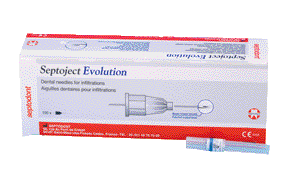 SEPTOJECT EVOLUTION AGHI 27 G Ø 0,4 mm Lunghezza 25 mm, giallo (ad esaurimento) SEPTOJECT EVOLUTION AGHI 27 G Ø 0,4 mm Lunghezza 25 mm, giallo (ad esaurimento)