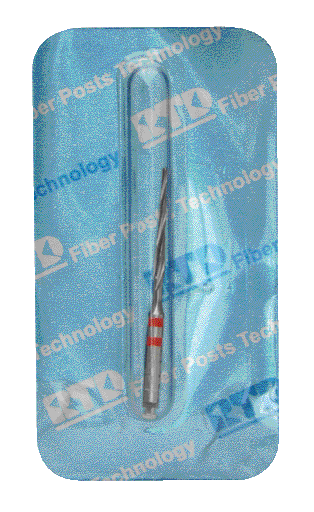 FRESA FORMA PER D.T. LIGHT-POST/ILLUSION X-RO fresa n°1 rosso Conservativa - FRESA FORMA PER D.T. LIGHT-POST/ILLUSION X-RO fresa n°1 rosso