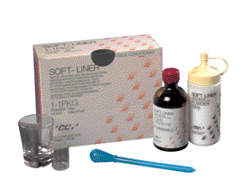 SOFT LINER Kit: polvere da 100 g, liquido da 100 ml ed accessori SOFT LINER Kit: polvere da 100 g, liquido da 100 ml ed accessori