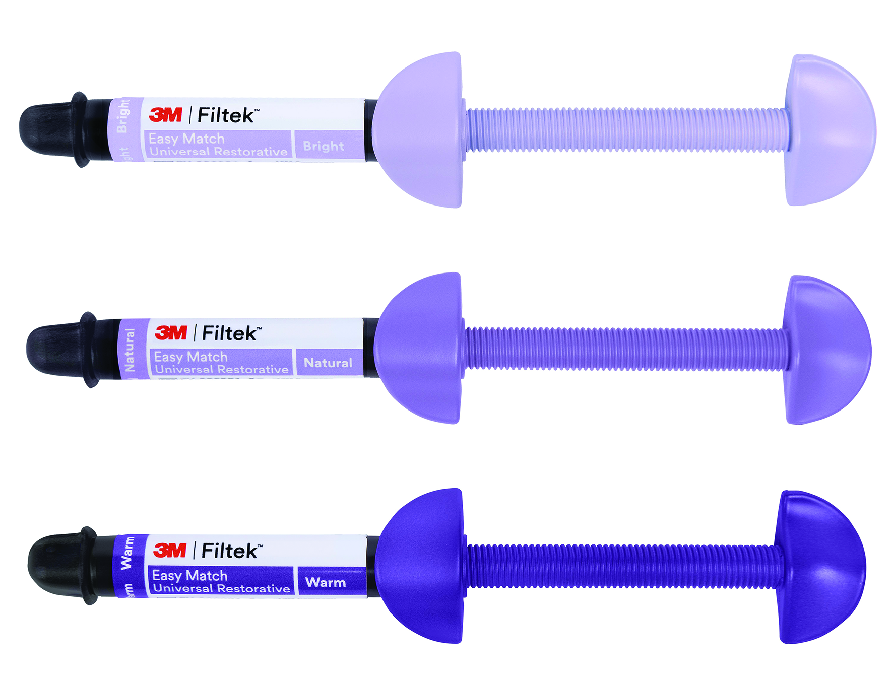 FILTEK EASY MATCH INTRO KIT Kit siringhe: 3 siringhe da 4 g cad. nei colori Bright, Natural e Warm Conservativa - FILTEK EASY MATCH INTRO KIT Kit siringhe: 3 siringhe da 4 g cad. nei colori Bright, Natural e Warm