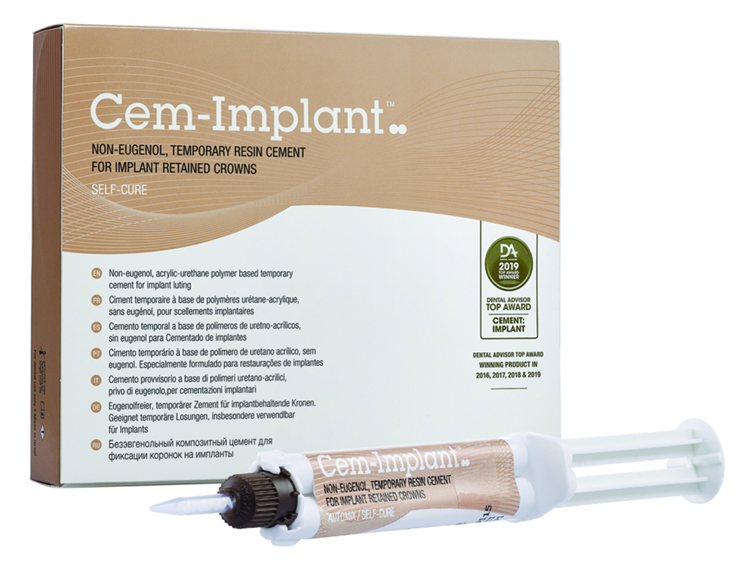 CEM IMPLANT Confezione automix da 10 ml: 2 siringhe automix da 5 ml cad. + 20 puntali miscelatori CEM IMPLANT Confezione automix da 10 ml: 2 siringhe automix da 5 ml cad. + 20 puntali miscelatori