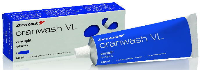 ORANWASH (PER MISCELAZIONE MANUALE) Oranwash VL - (viscosità molto bassa - blu) Impronta - ORANWASH (PER MISCELAZIONE MANUALE) Oranwash VL - (viscosità molto bassa - blu)