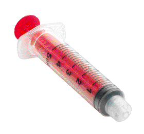 DentalToday COLOR SYRINGES senza ago 5 ml - colore rosso COLOR SYRINGES senza ago 5 ml - colore rosso