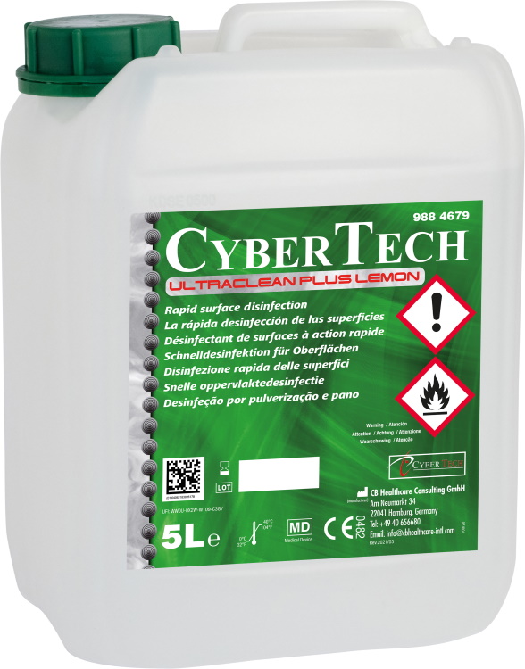 CT ULTRACLEAN PLUS SURFACE LEMON 5L Disinfezione E Sterilizzazione - CT ULTRACLEAN PLUS SURFACE LEMON 5L