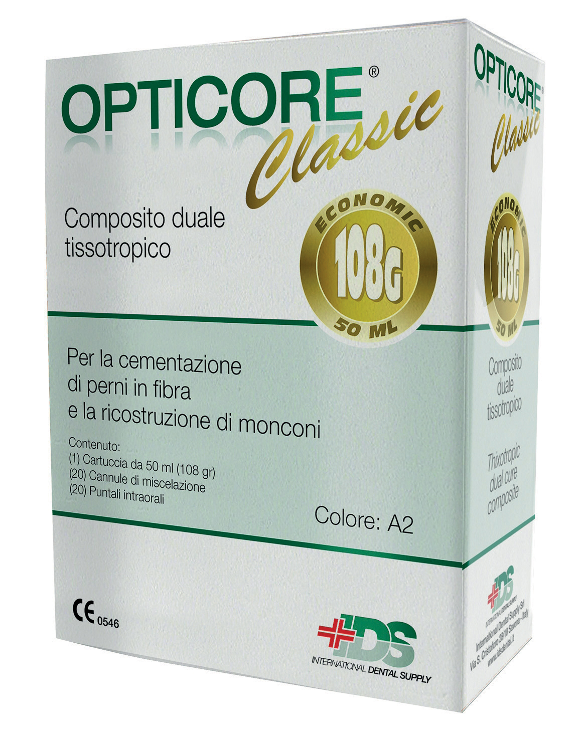 Opticore Classic IDS colore A2 cartuccia da 50 ml