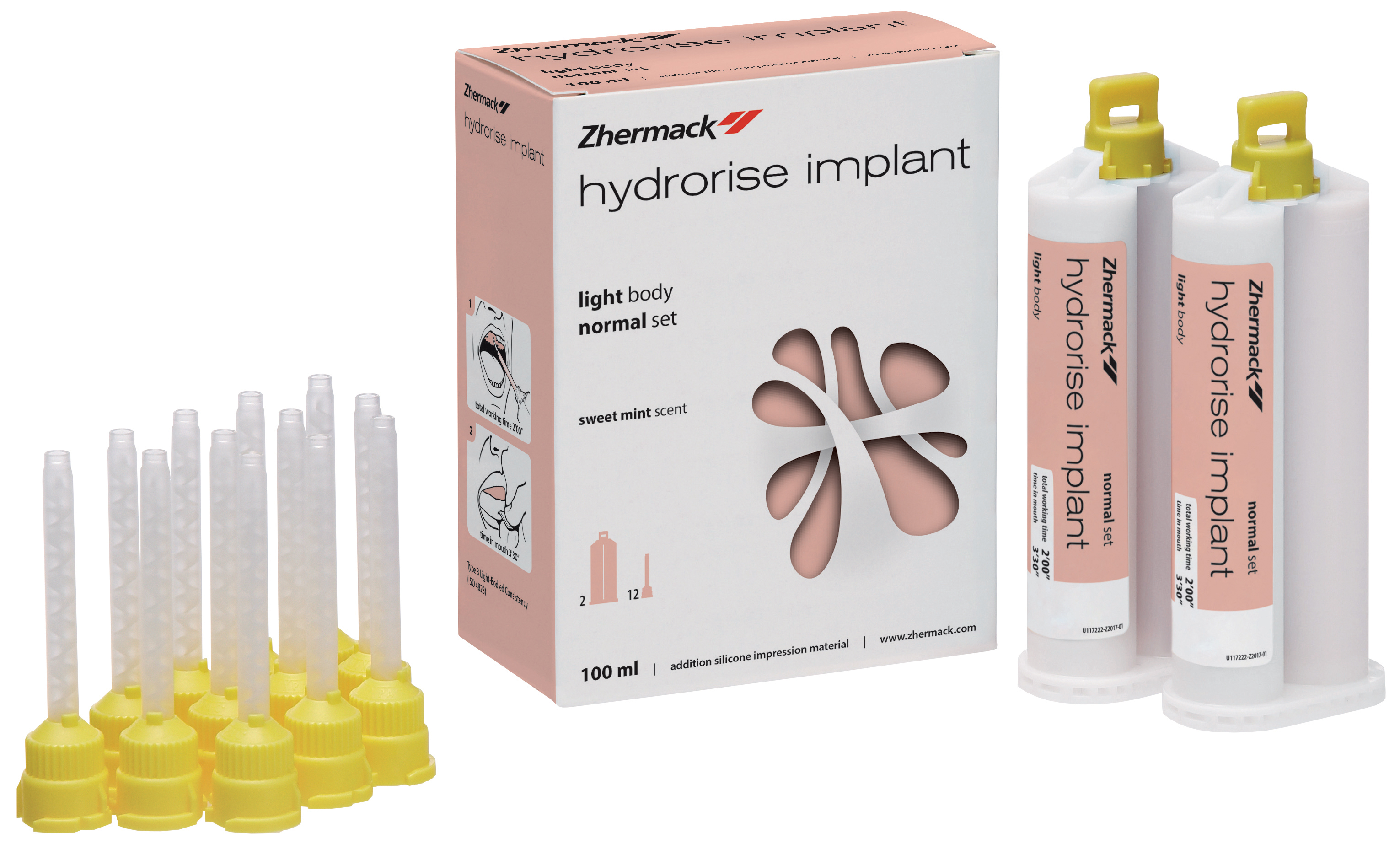 Hydrorise Implant Zhermack 2x50ml + 12 puntali