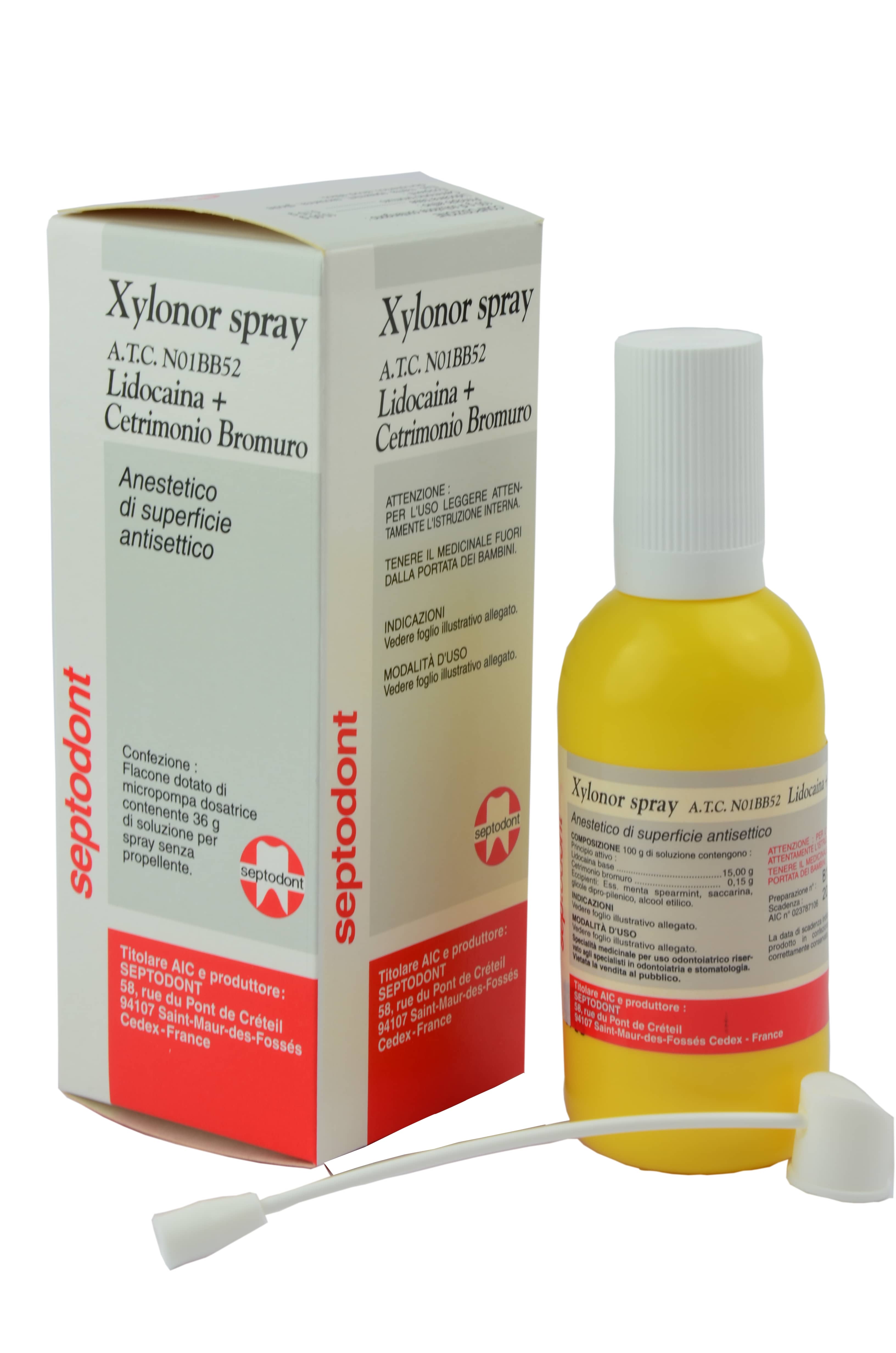 Anestetici - Lidocaina Xylonor Spray  15% Flacone 36gr
